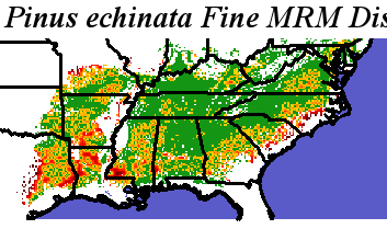 Pinus_echinata_final.elev Fine MRM Distance