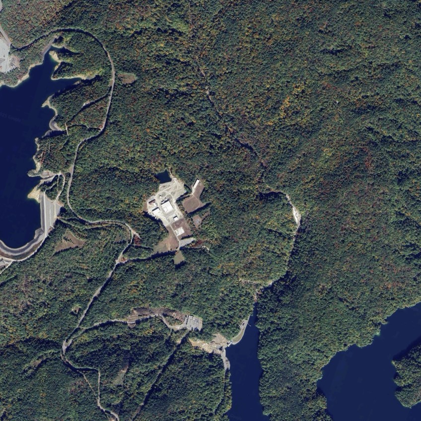 Energy infrastructure in landscape