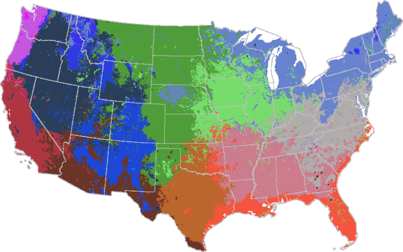 Combined Regions Map