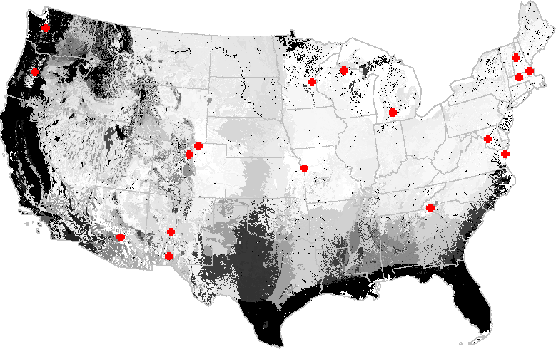 LTER Network Coverage