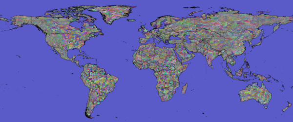 Seed Transfer Zones for PCM, Scenario A1FI, 2050, without Elevation