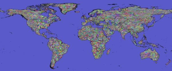 Seed Transfer Zones for PCM, Scenario B1, 2050, with Elevation