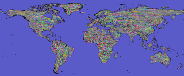 Seed Transfer Zones for Present Conditions with Elevation