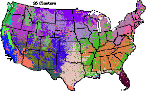 25 Zones - Abiotic Conditions/Potential Vegetation