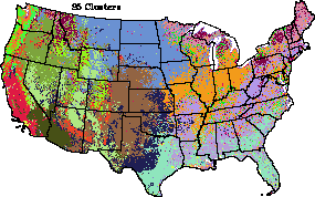 25 Zones - Abiotic + Extant Veg. Info + Ecosystem Performance