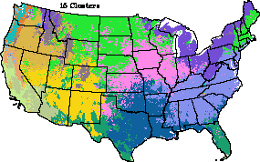 15 Zones - Abiotic Conditions/Potential Vegetation