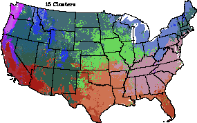 15 Zones - Abiotic Conditions/Potential Vegetation