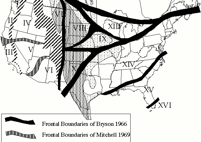 Climatic Complexes from Wind Vectors