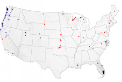 Imaginary Network plus Existing AmeriFlux network