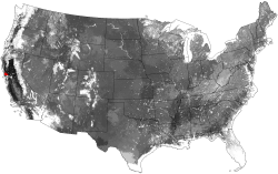 Multivariate Similarity to Environmental Conditions in Marin County, CA, or 'Marin-ness' as a Predictor of National SOD Susceptibility